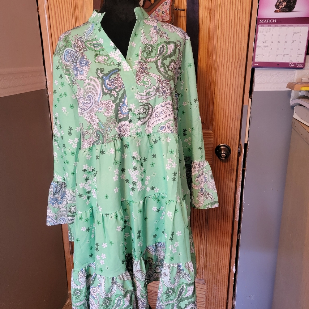 Boho dress/ shirt xl